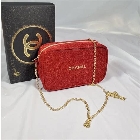 chanel makeup pouch bag|chanel cosmetic pouch.